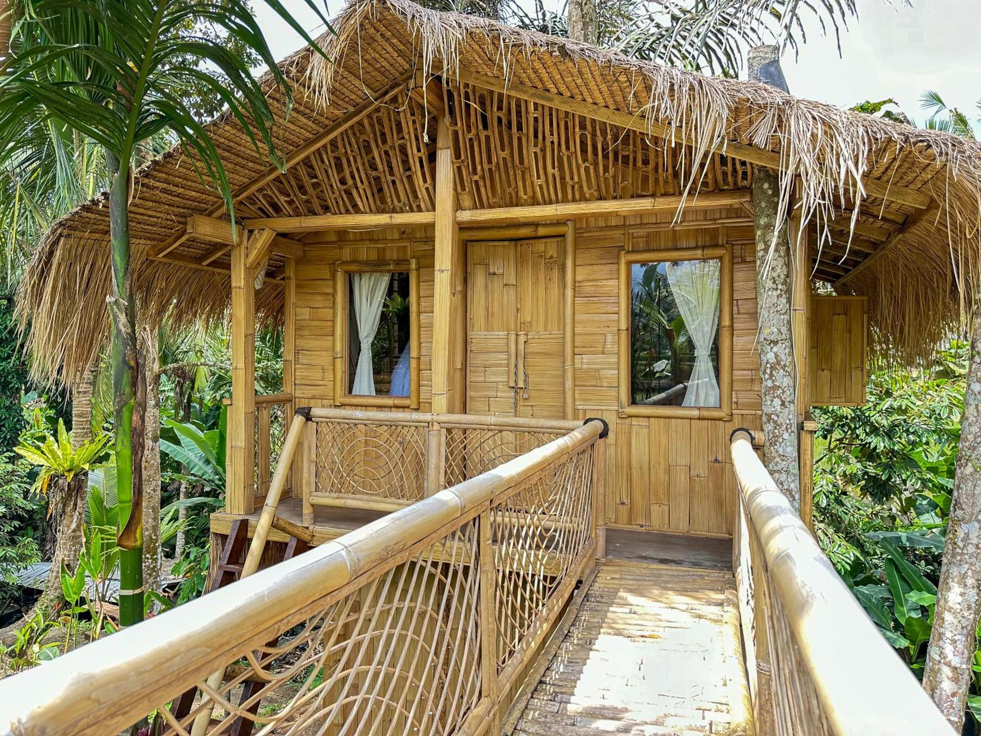 Kawig Bamboo House - Ricefield View, Eco Bamboo Home Tampaksiring Luaran gambar