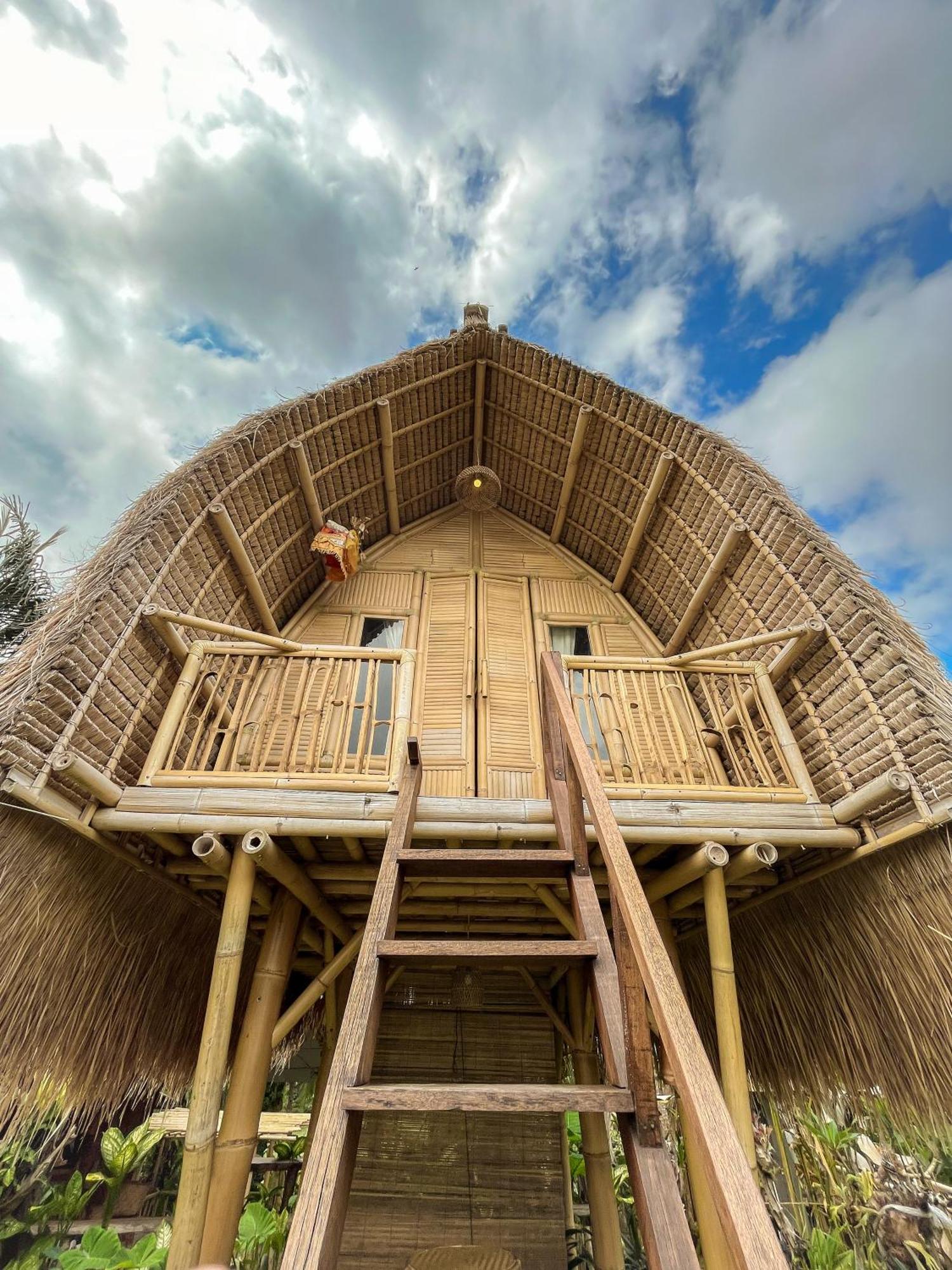 Kawig Bamboo House - Ricefield View, Eco Bamboo Home Tampaksiring Luaran gambar
