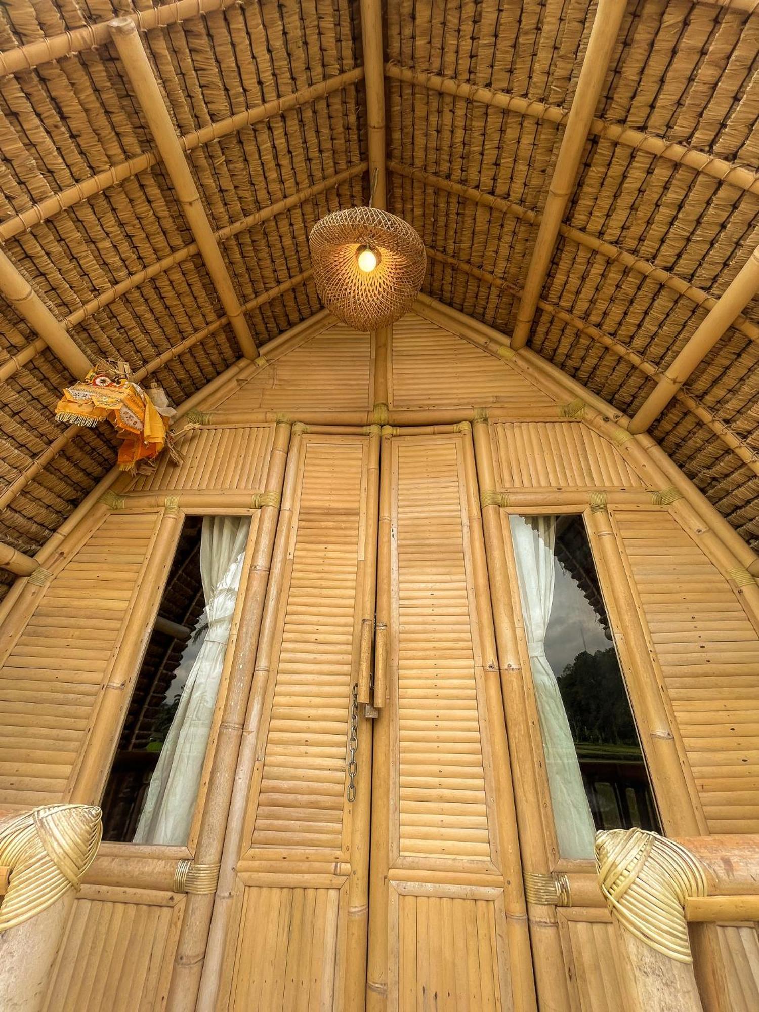 Kawig Bamboo House - Ricefield View, Eco Bamboo Home Tampaksiring Luaran gambar