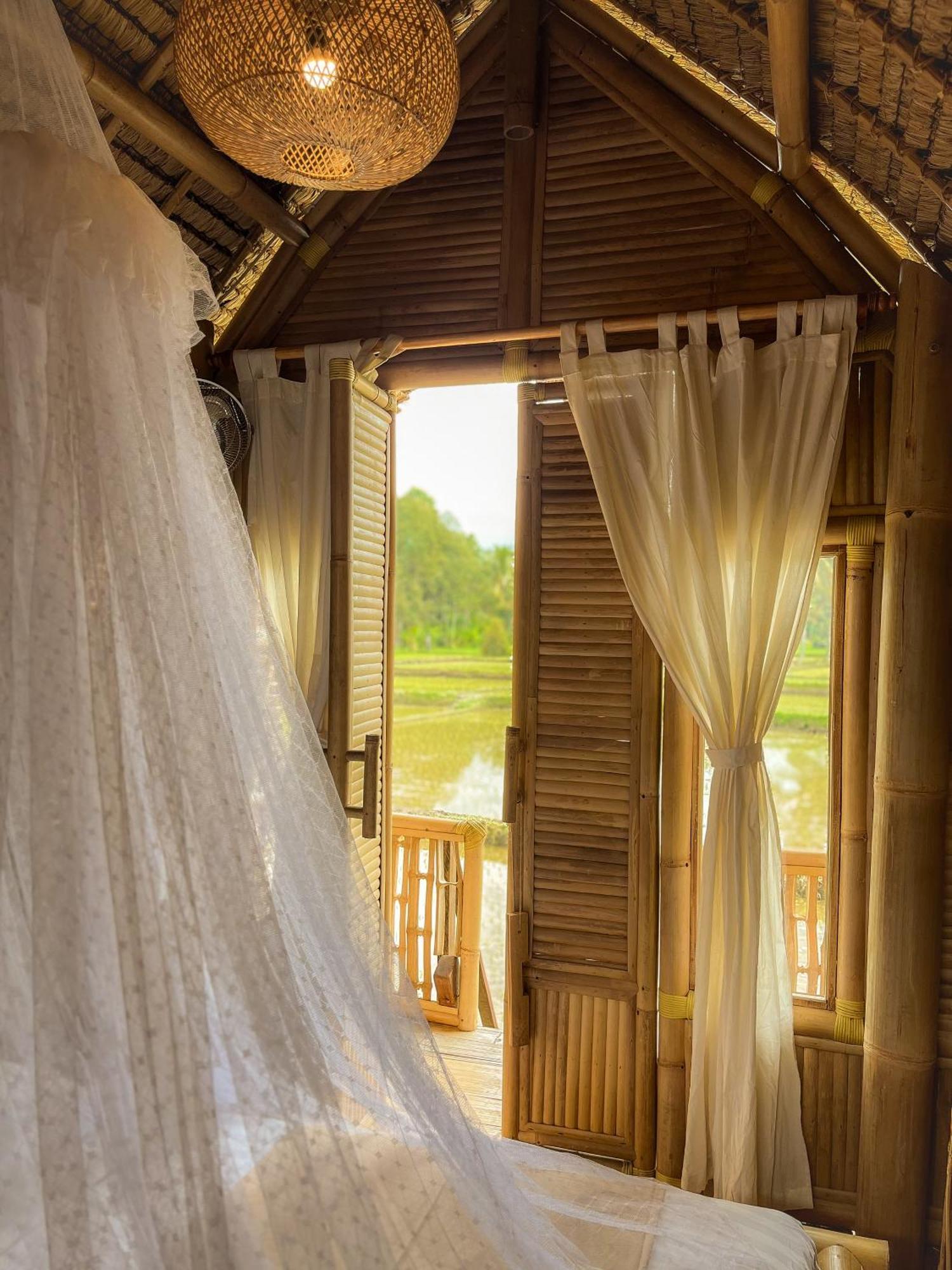 Kawig Bamboo House - Ricefield View, Eco Bamboo Home Tampaksiring Luaran gambar