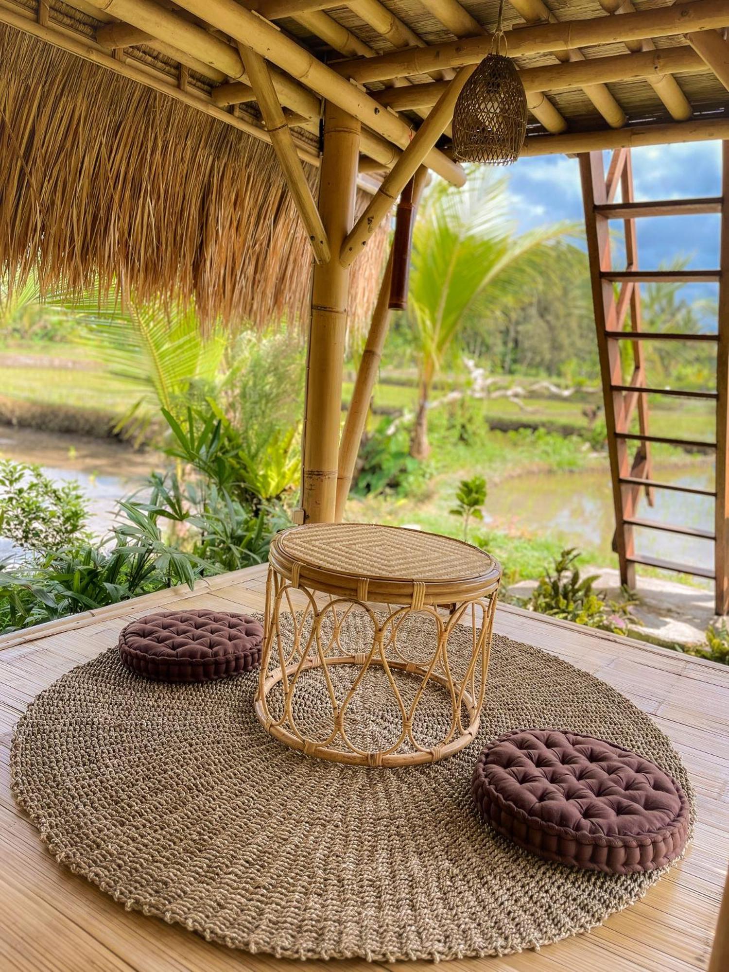 Kawig Bamboo House - Ricefield View, Eco Bamboo Home Tampaksiring Luaran gambar